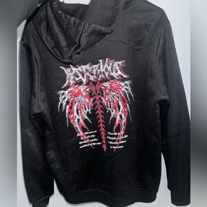 Red and Black Hoodie